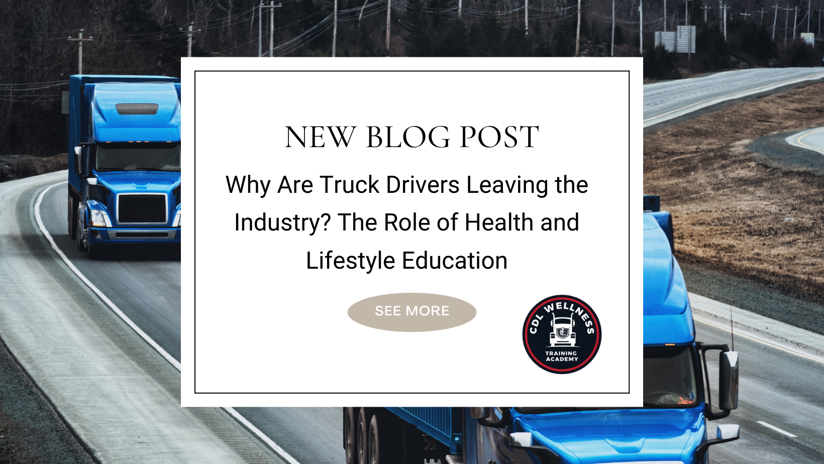 Why Are Truck Drivers Leaving the Industry? The Role of Health and Lifestyle Education